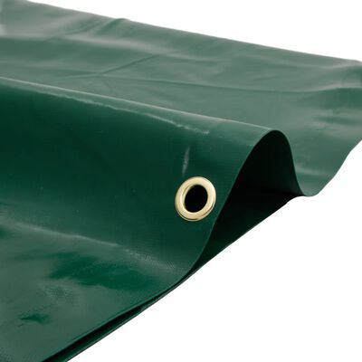 vidaXL Tarpaulin Green 1.5x2 m 650 g/m²