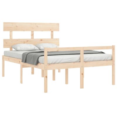 vidaXL Senior Bed without Mattress 140x190 cm Solid Wood