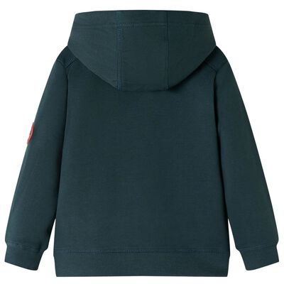 Kids' Hooded Sweatshirt Dark Green 92