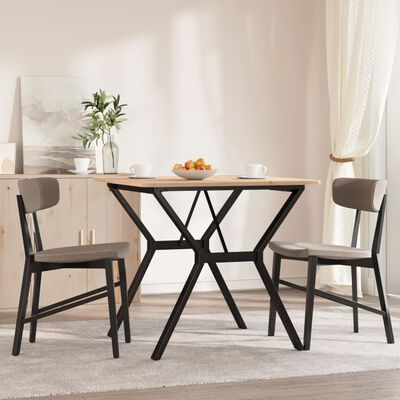 vidaXL Dining Table Legs Y-Frame 70x70x73 cm Cast Iron