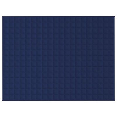 vidaXL Weighted Blanket Blue 152x203 cm 11 kg Fabric