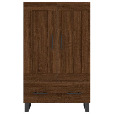 vidaXL Highboard Brown Oak 69.5x31x115 cm Engineered Wood