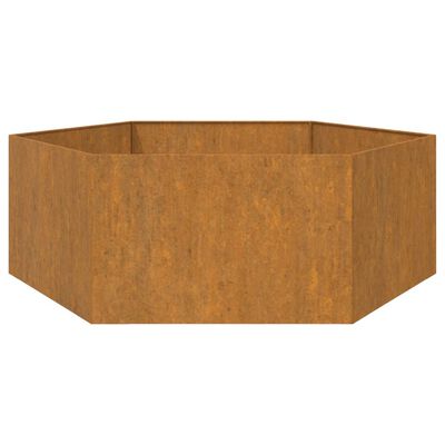 vidaXL Planter Rusty 138x120x45 cm Corten Steel