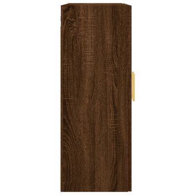 vidaXL Wall Mounted Cabinets 2 pcs Brown Oak 69.5x34x90 cm