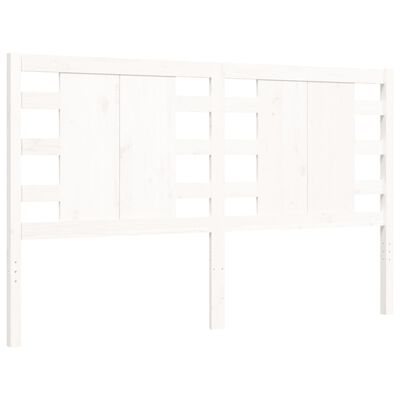 vidaXL Bed Frame without Mattress White 160x200 cm Solid Wood Pine