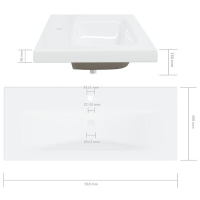 vidaXL Bathroom Furniture Set Sonoma Oak Engineered Wood