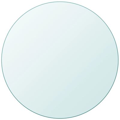 vidaXL Table Top Tempered Glass Round 900 mm