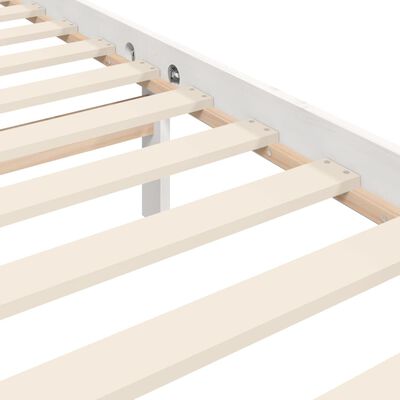 vidaXL Bed Frame without Mattress White 90x200 cm Solid Wood