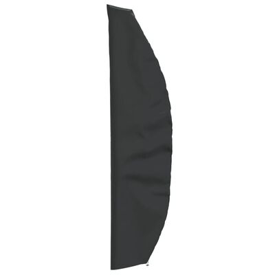 vidaXL Garden Umbrella Cover Black 280x30/81/45 cm 420D Oxford