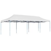 vidaXL Folding Pop-up Party Tent 3x9 m White