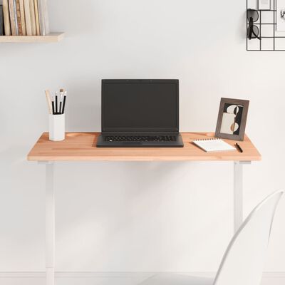 vidaXL Desk Top 80x40x1.5 cm Solid Wood Beech