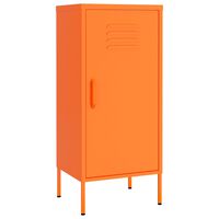 vidaXL Storage Cabinet Orange 42.5x35x101.5 cm Steel