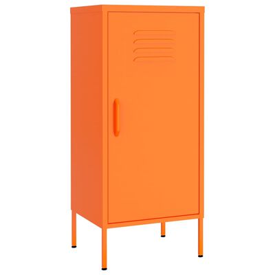 vidaXL Storage Cabinet Orange 42.5x35x101.5 cm Steel