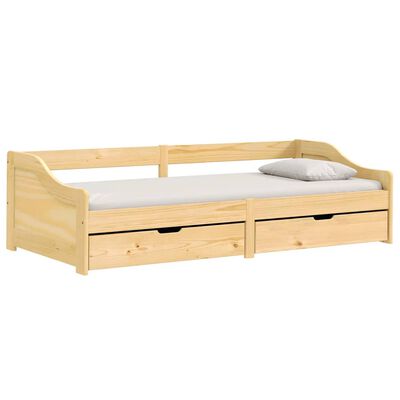 vidaXL Day Bed with 2 Drawers without Mattress "IRUN" 90x200 cm