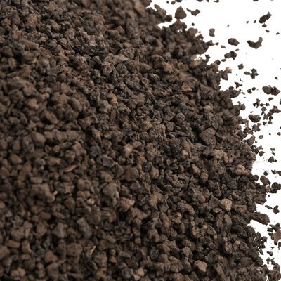 vidaXL Basalt Gravel 25 kg Black 1-3 mm