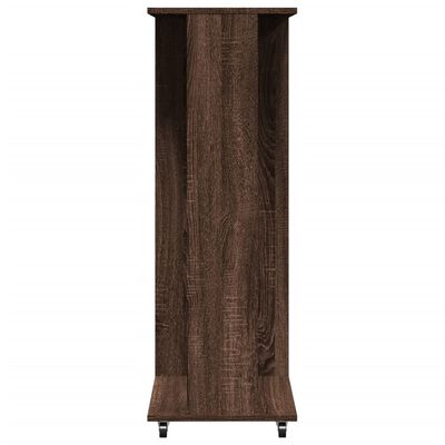 vidaXL Wardrobe with Wheels Brown Oak 102x38x110 cm Engineered Wood