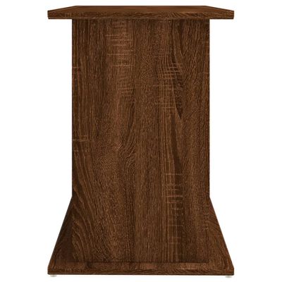 vidaXL Aquarium Stand Brown Oak 121x41x58 cm Engineered Wood