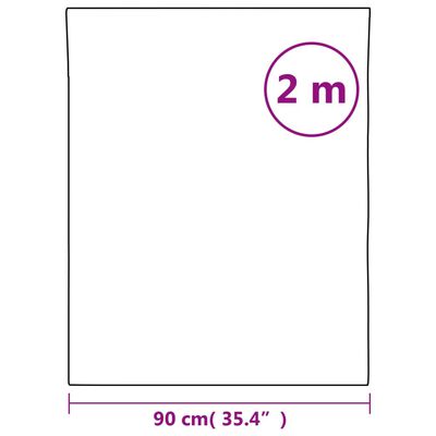 vidaXL Mirror Films 2 pcs Self-Adhesive 90x200 cm PET