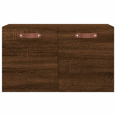 vidaXL Wall Cabinet Brown Oak 60x36.5x35 cm Engineered Wood