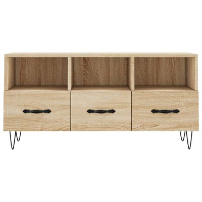 vidaXL TV Cabinet Sonoma Oak 102x36x50 cm Engineered Wood