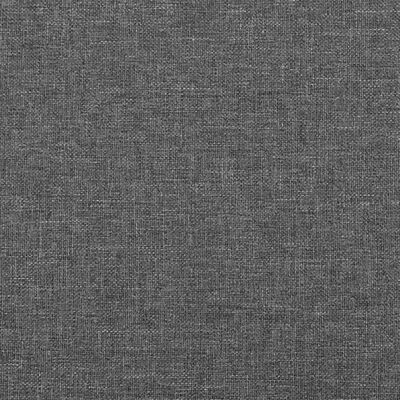 vidaXL Headboard Dark Grey 100x5x78/88 cm Fabric