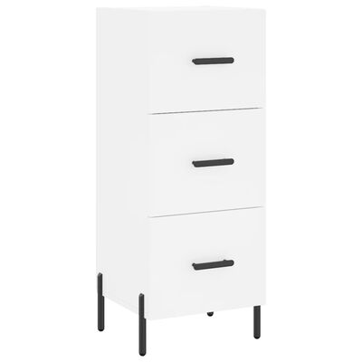 vidaXL Highboard White 34.5x34x180 cm Engineered Wood