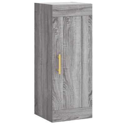 vidaXL Highboard Grey Sonoma 34.5x34x180 cm Engineered Wood