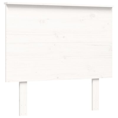 vidaXL Bed Frame without Mattress White 90x200 cm Solid Wood Pine