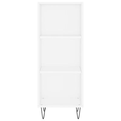 vidaXL Highboard White 34.5x32.5x180 cm Engineered Wood