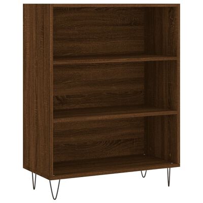 vidaXL Highboard Brown Oak 69.5x34x180 cm Engineered Wood