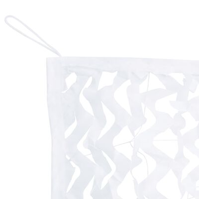 vidaXL Camouflage Net with Storage Bag 412x144 cm White