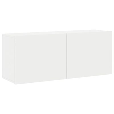 vidaXL TV Cabinet Wall-mounted White 100x30x41 cm