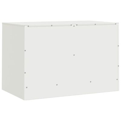 vidaXL TV Cabinets 2 pcs White 67x39x44 cm Steel