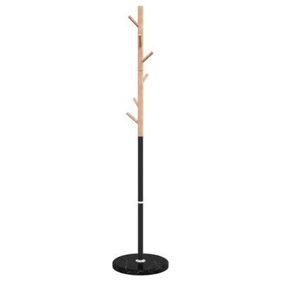 vidaXL Coat Stand Black 172 cm Powder-coated Iron