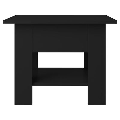 vidaXL Coffee Table Black 55x55x42 cm Engineered Wood