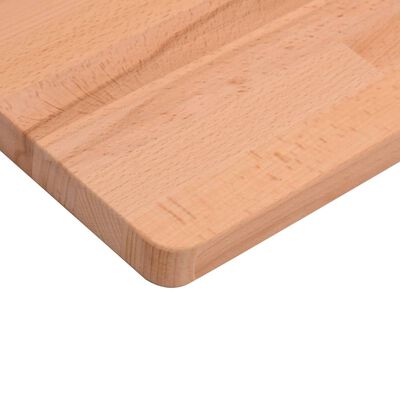 vidaXL Desk Top 110x55x1.5 cm Solid Wood Beech