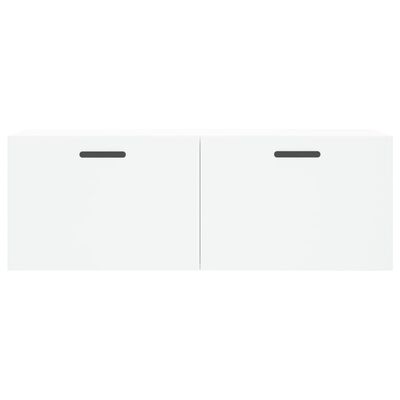 vidaXL Wall Cabinet White 100x36.5x35 cm Engineered Wood