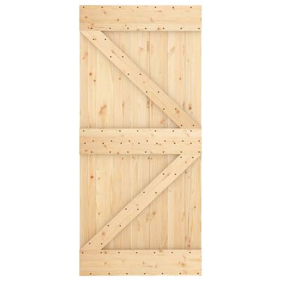 vidaXL Door NARVIK 95x210 cm Solid Wood Pine