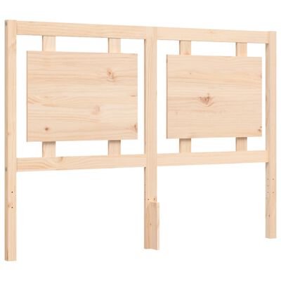 vidaXL Bed Frame without Mattress Double Solid Wood Pine