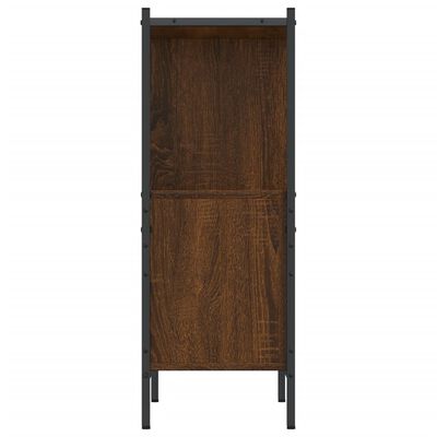 vidaXL Bookcase Brown Oak 72x28x77.5 cm Engineered Wood