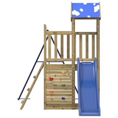 vidaXL Outdoor Playset Impregnated Wood Pine