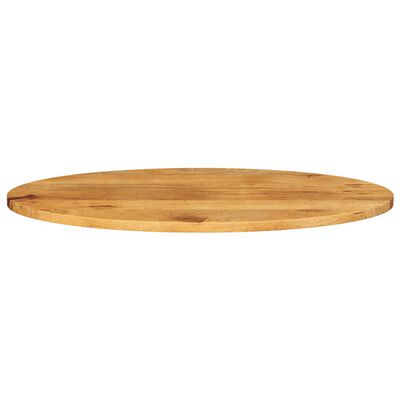 vidaXL Table Top 80x40x2.5 cm Oval Solid Wood Mango