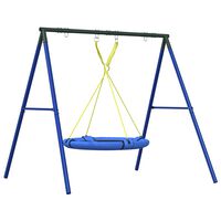 vidaXL Outdoor Swing Set with Saucer Swing