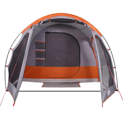 vidaXL Family Tent 6-Person Grey Waterproof