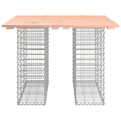 vidaXL Garden Bench Gabion Design 100x102x72 cm Solid Wood Douglas