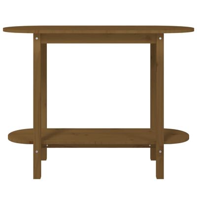 vidaXL Console Table Honey Brown 110x40x80 cm Solid Wood Pine