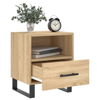 vidaXL Bedside Cabinets 2 pcs Sonoma Oak 40x35x47.5 cm Engineered Wood