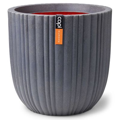 Capi Egg Planter "Urban Tube" 35x34 cm Dark Grey