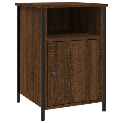 vidaXL Bedside Cabinets 2 pcs Brown Oak 40x42x60 cm Engineered Wood