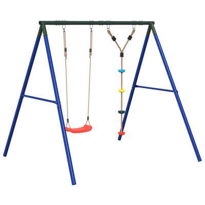 vidaXL Outdoor Swing Set with Swing and Disc Swing